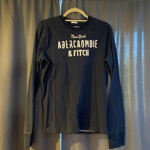 Mens medium Abercrombie & Fitch blue long sleeve shirt
